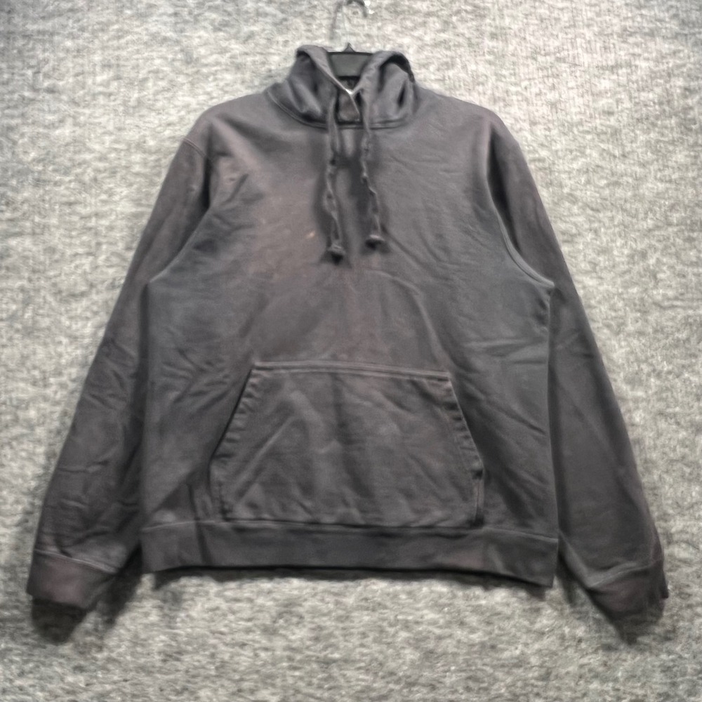 Port & Company Square Body Truck Graphic Hoodie Mens Medium Black Pullover